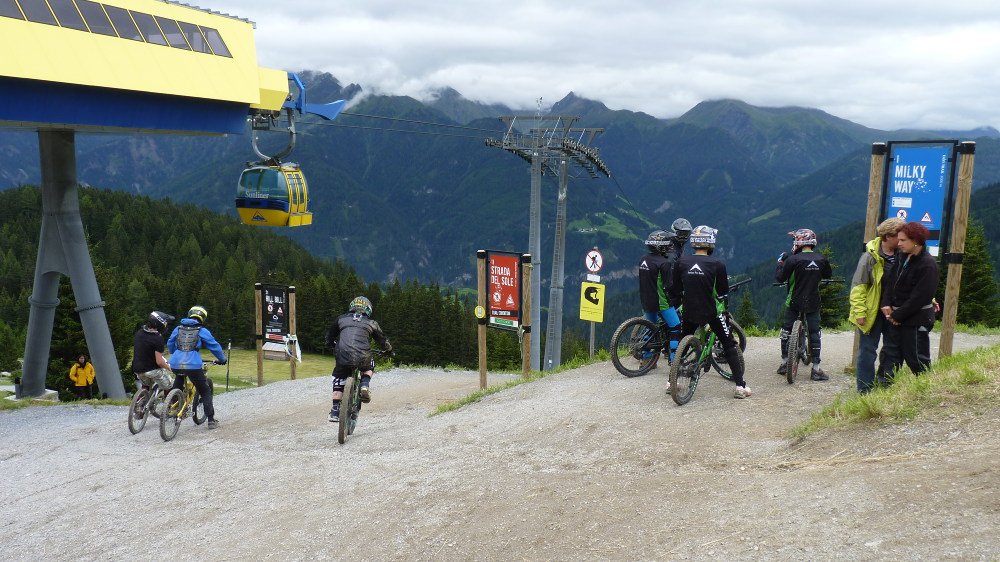 Bergstation Bikepark Serfaus Fiss Ladis Tirol
