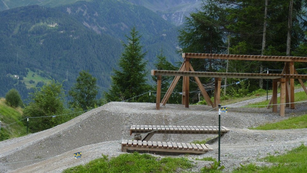 Dropbatterie vor der Talstation