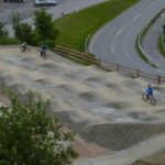 Pumptrack an der Talstation im Bikepark Serfaus Fiss Ladis