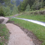 Oberer Teil der Blue Lollipop, rechts die Sommerrodelbahn