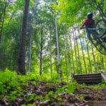 Sprung im Bikepark Oberammergau