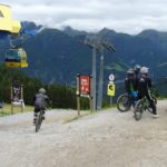 An der Bergstation des Bikeparks Serfaus-Fiss-Ladis