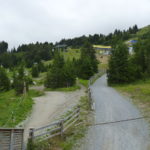 Blick zurück zur Bergstation