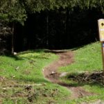 einfacherer Abschnitt am EinsEinser Trail Neustift