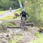 verblockte Stelle Bikepark Lenggries