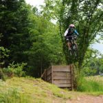 Obstacle im Bikepark Frammersbach