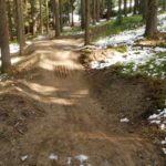 Blauer Trail im Bikepark Lipno