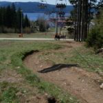 Exit Trail mit Blick auf den Stausee Lipno