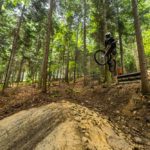 Gap im Bikepark Kasina