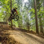 Sprung im Bikepark Kasina