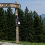 Startbogen des Downhill Trails Tschack Norris