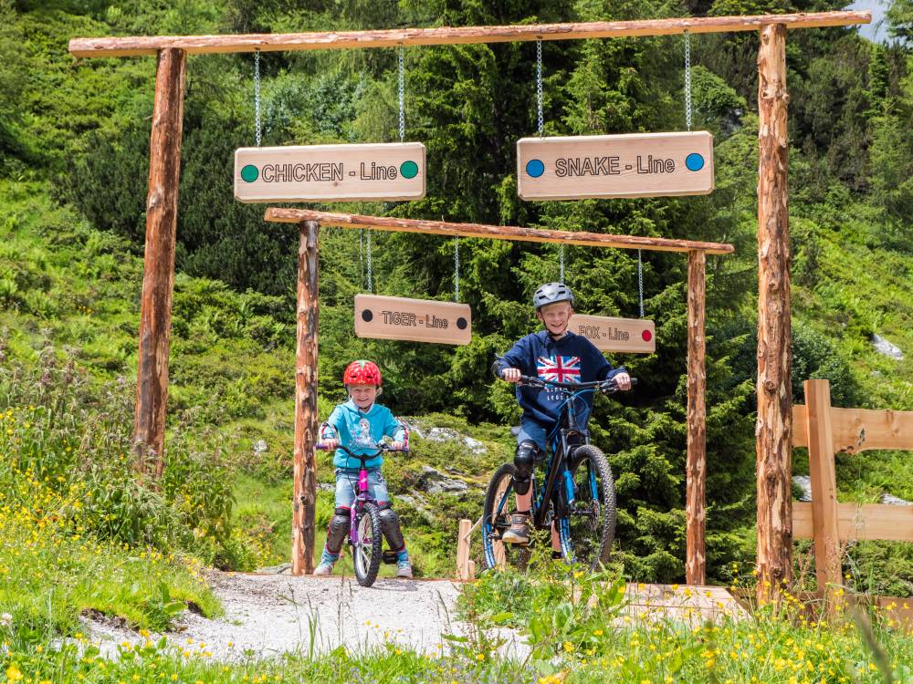 Start der Junior Trails Reiteralm