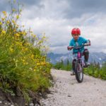 Erste Freeride Versuche auf den Junior Trails