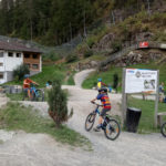 Pumptrack im Ortszentrum von Sölden